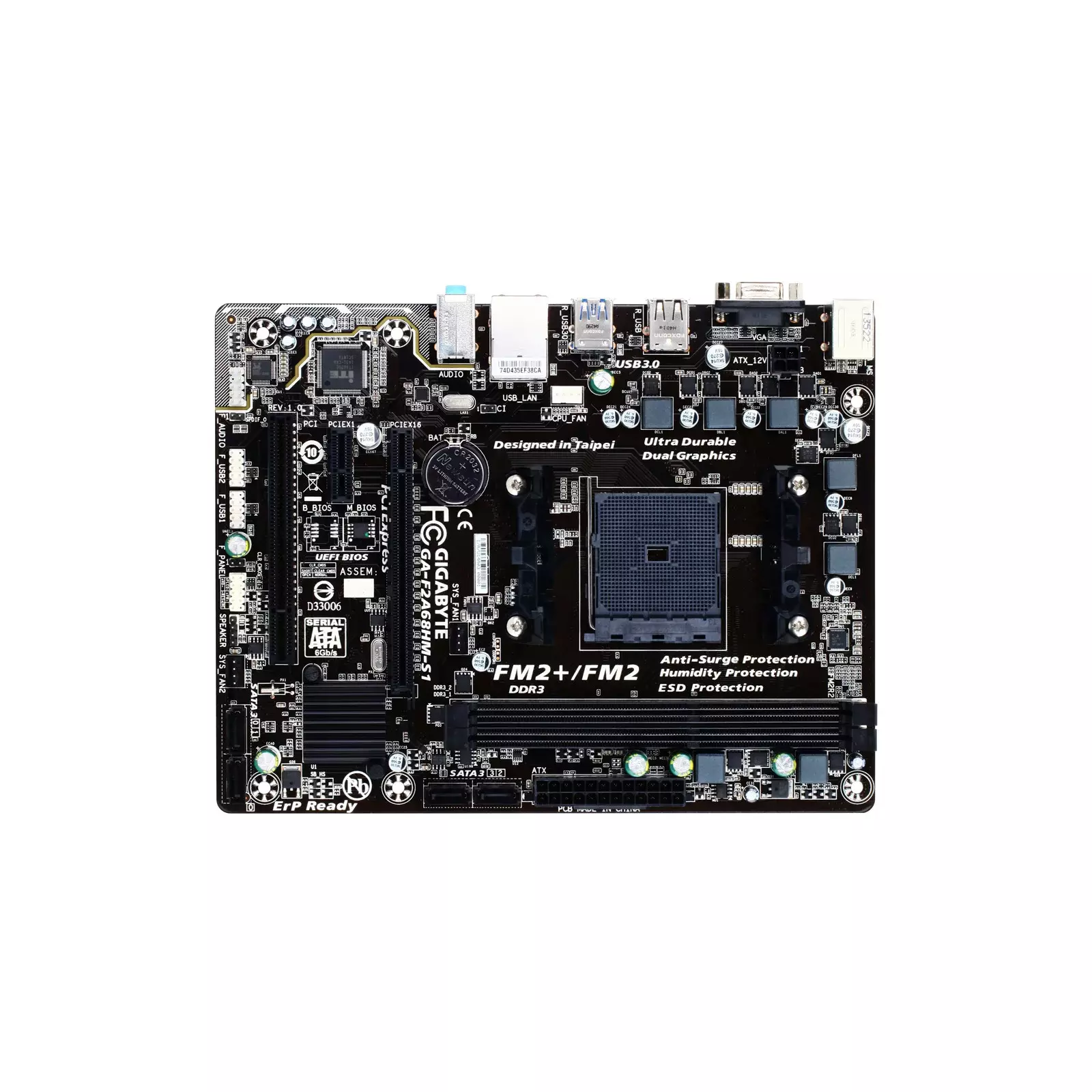 GIGABYTE GA-F2A68HM-S1 Photo 1