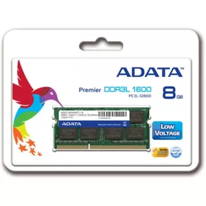 ADATA ADDS1600W8G11-S atmiņas modulis 8 GB 1 x 8 GB DDR3L 1600 MHz