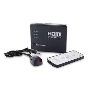Video switch SAVIO CL-28 HDMI, black, supports 1080p and up to 1920x1200
