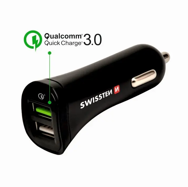 Auto lādētājs SWISSTEN SW-CCH-2.4A-18W priekš