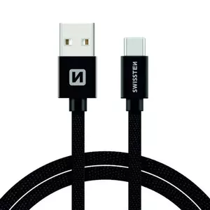 USB Cable Swissten 71521201 1.2m USB A to USB C Black