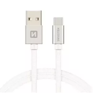 USB cable Swissten 71521303 USB 3.2 Gen 1 2m USB A USB C Silver