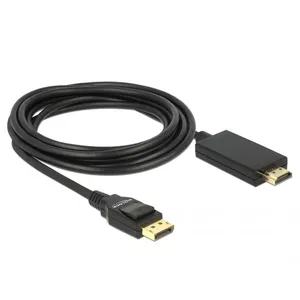 Video Cable Adapter DeLOCK 85318 DisplayPort to HDMI 3m Black