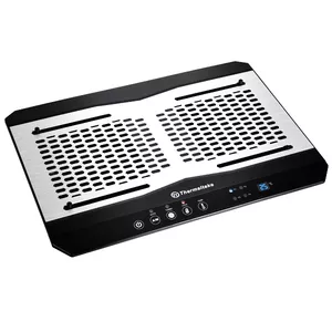Notebook cooling pad THERMALTAKE CL-N002-PL12BL-A with 12 cm fan, aluminium and plastic, 390×277.5×49.3 mm, 1000–1300 RPM