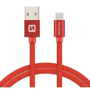 USB cable Swissten 71521306 2m USB A USB C USB 3.2 Gen 1 Red