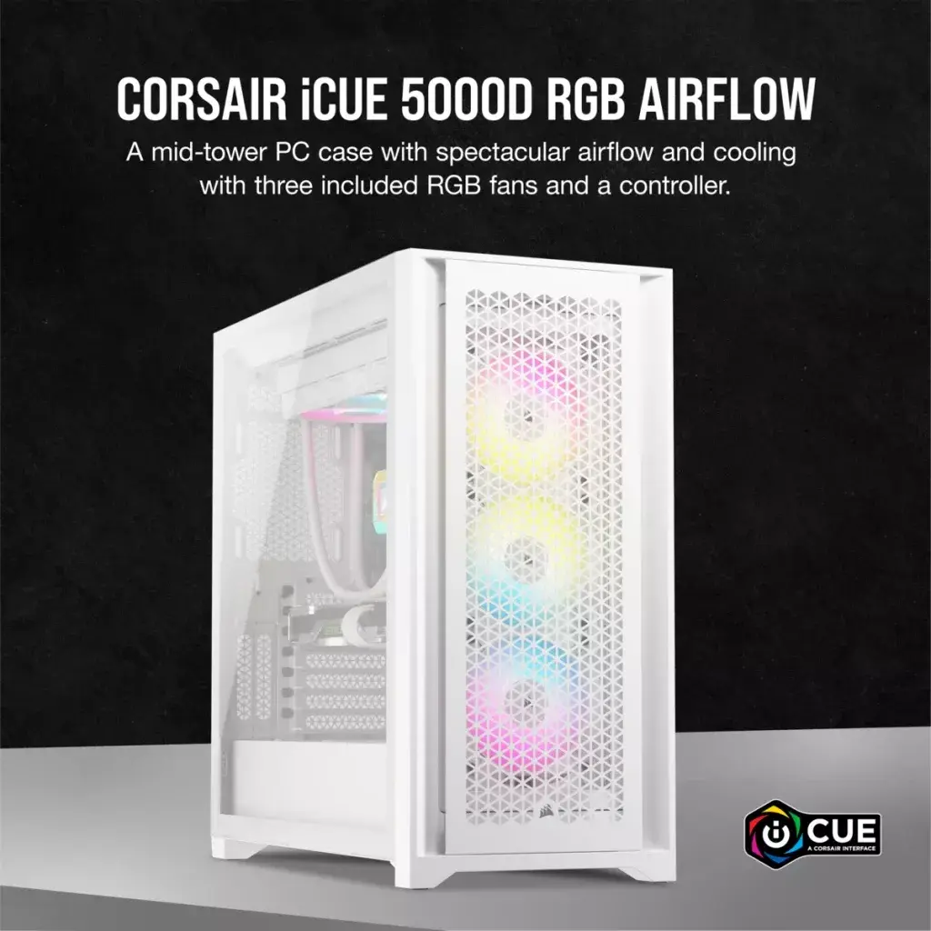 Компьютерный корпус Corsair iCUE 5000D RGB Airflow Photo 2