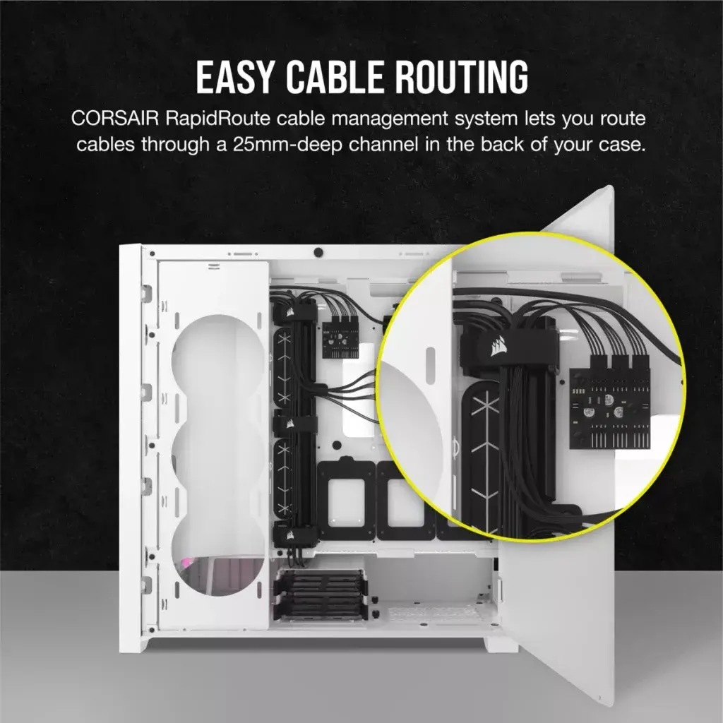 Компьютерный корпус Corsair iCUE 5000D RGB Airflow Photo 5