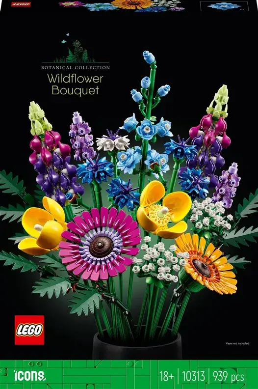 LEGO ICONS 10313 Windflower Bouquet konstruktors Photo 5
