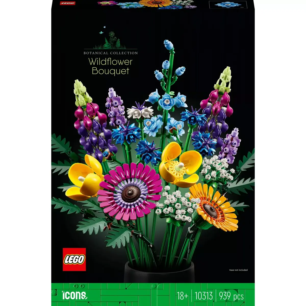 LEGO ICONS 10313 Windflower Bouquet konstruktors Photo 3