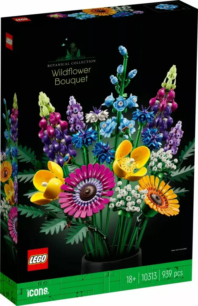 LEGO ICONS 10313 Windflower Bouquet konstruktors Photo 2