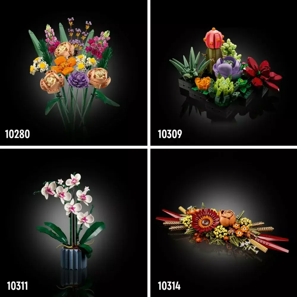 LEGO ICONS 10313 Windflower Bouquet konstruktors Photo 18