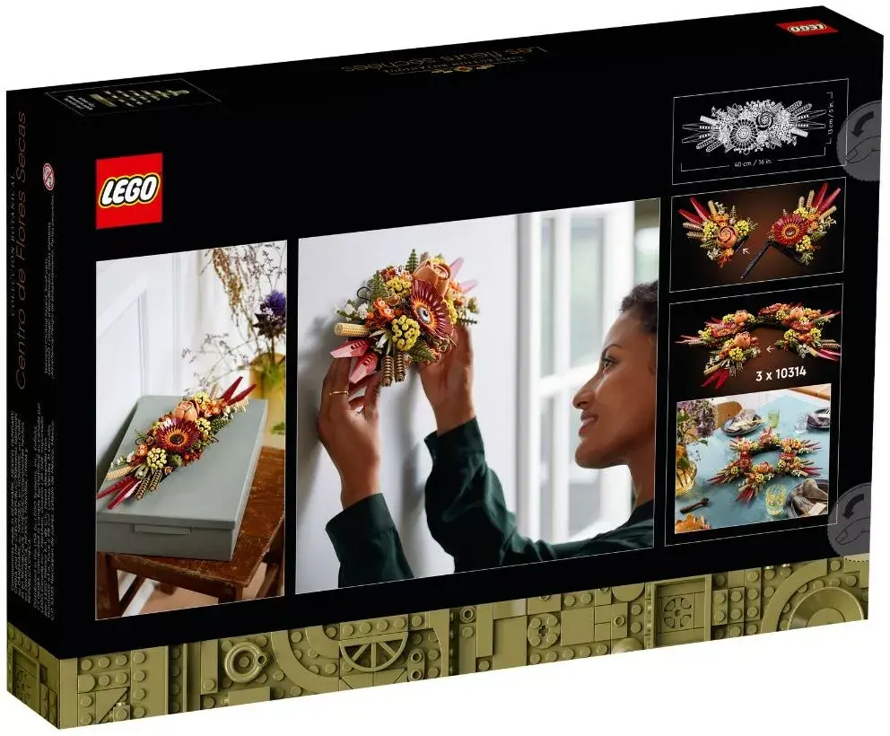 LEGO Icons 10314 Dried Flower Centerpiece Building Set Photo 7