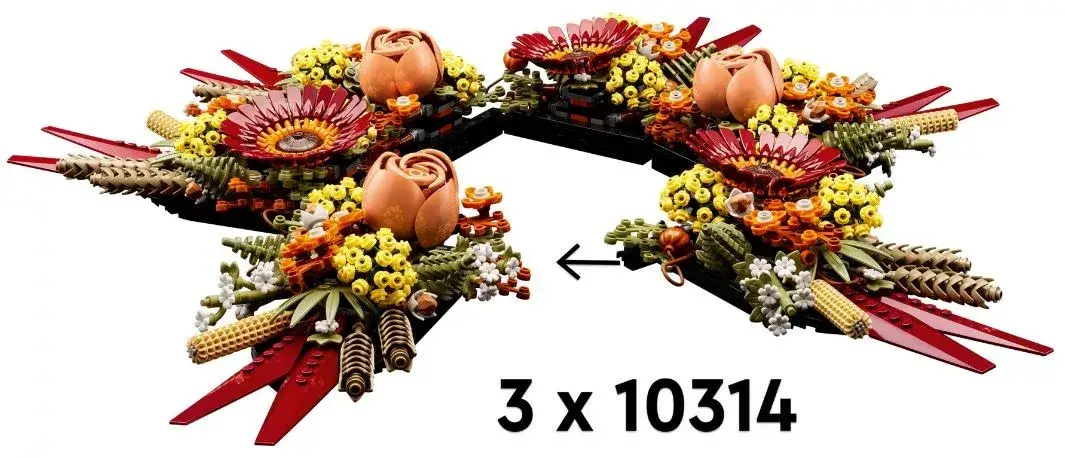 LEGO Icons 10314 Dried Flower Centerpiece Building Set Photo 14