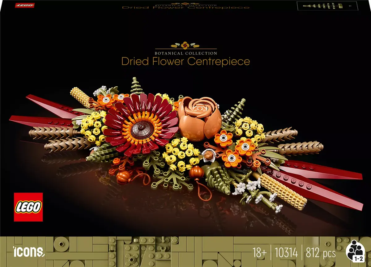 LEGO Icons 10314 Dried Flower Centerpiece Building Set Photo 5
