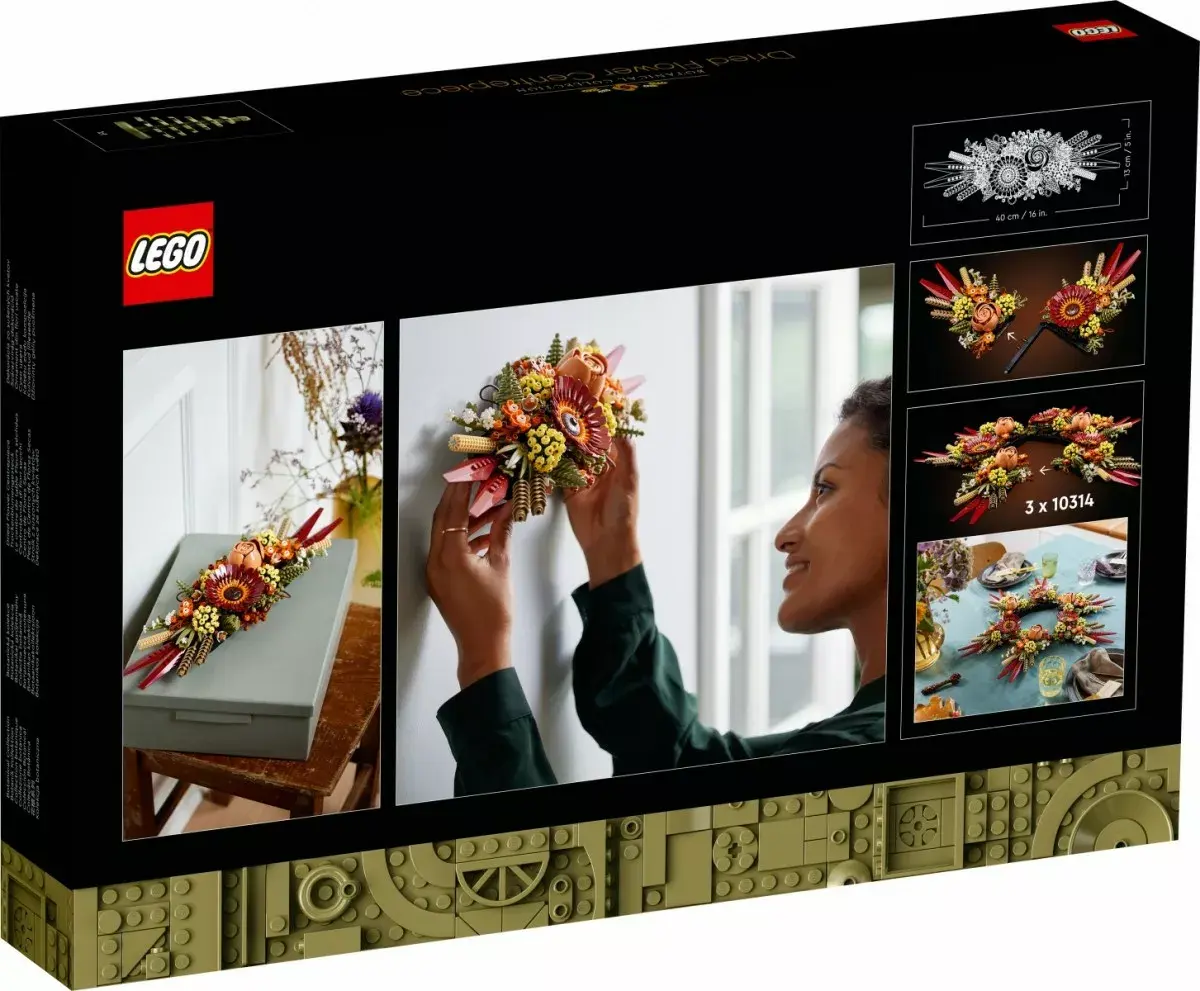 LEGO Icons 10314 Dried Flower Centerpiece Building Set Photo 9