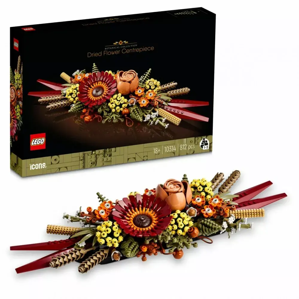 LEGO Icons 10314 Dried Flower Centerpiece Building Set Photo 10