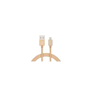 Lightning cable SWISSTEN 71523204, 1.2 m, USB-A to Lightning, 3 A, Gold
