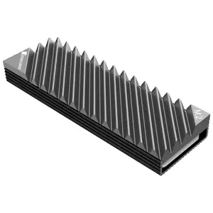 Jonsbo M.2-3 GREY Solid-State Drive Heatsink and Radiator Black and Grey