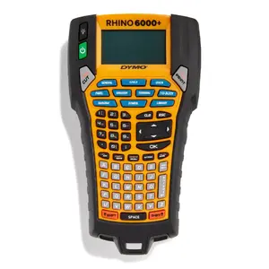 DYMO RHINO 6000+ ABC CASE UK Прямой термический Термопередача Черный Желтый