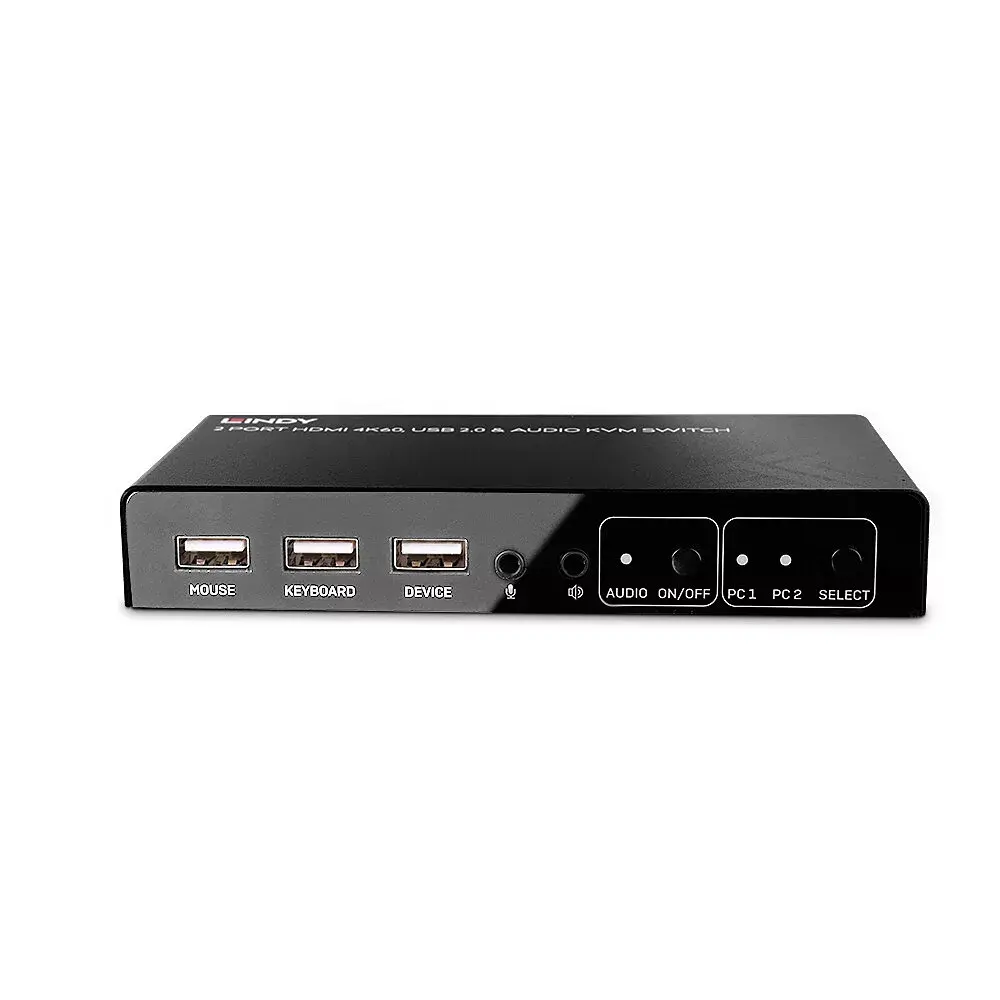 KVM переключатель Lindy 2 Port HDMI 4K60 Photo 4