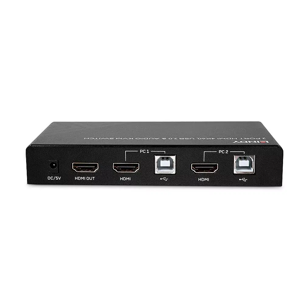 KVM переключатель Lindy 2 Port HDMI 4K60 Photo 5