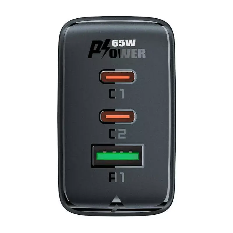 Acefast A41 65W 2x USB-C + USB-A lādētājs Photo 2