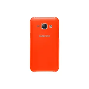 Mobile phone skin case Samsung EF-PJ100B for Galaxy J1, fits up to 10.9 cm (4.3") — Orange