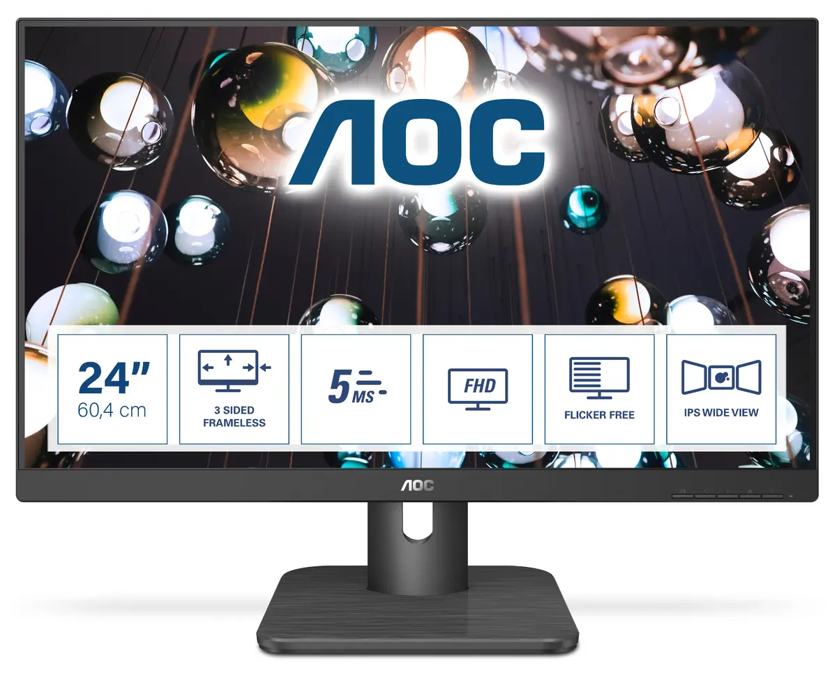 AOC 24E1Q Datora Monitors 23.8"