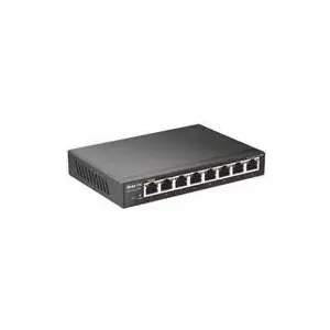 Draytek VigorSwitch G1080 Nepārvaldīts L2 Gigabit Ethernet (10/100/1000) Melns