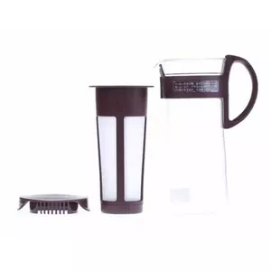 Coffee Brewer HARIO Mizudashi Coffee Pot Mini, cold brew dripper, brown, 300–350 ml capacity
