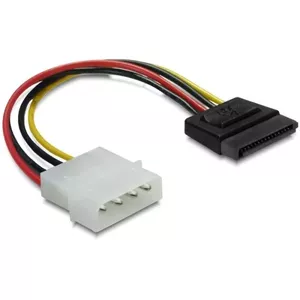 DeLOCK Cable Power SATA HDD > 4pin male – straight 0,12 m