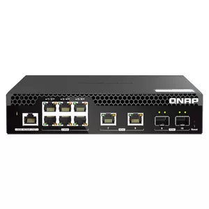 Managed Switch QNAP QSW-M2106R-2S2T 10G Ethernet 1U Black