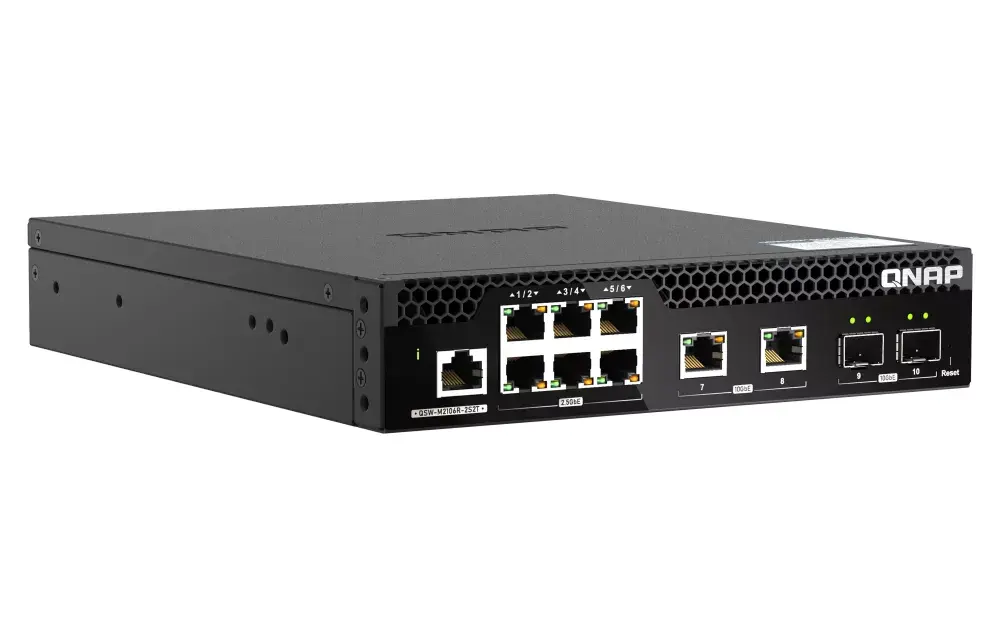 Управляемый коммутатор QNAP QSW-M2106R-2S2T Photo 3
