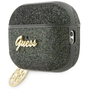 Aizsargvāciņš GUESS priekš AirPods Pro 2 GUAP2GLGSHA — Glitter Flake, khaki