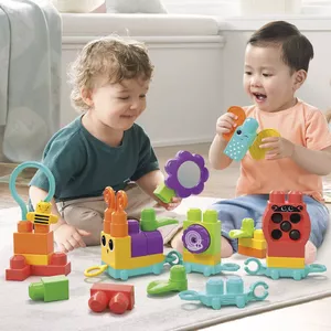 Building set MEGA BLOKS Move 'n Groove Caterpillar by MATTEL — 30 pieces, plastic, multicolour, age 1+