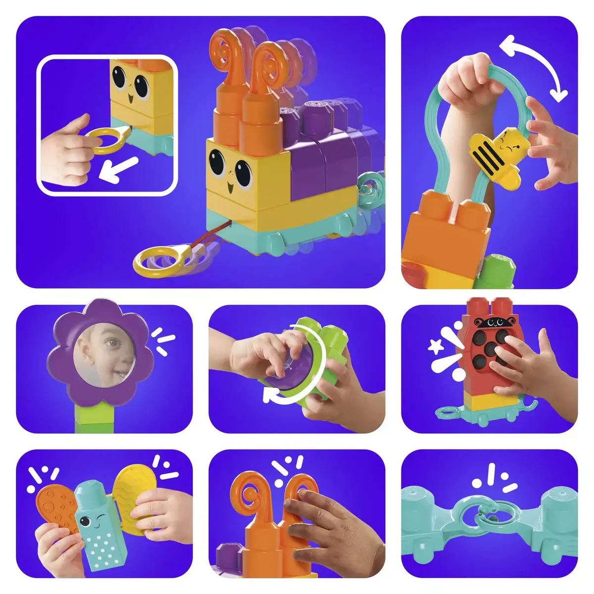 MEGA BLOKS Move 'n Groove Caterpillar — 30 pcs building set Photo 3
