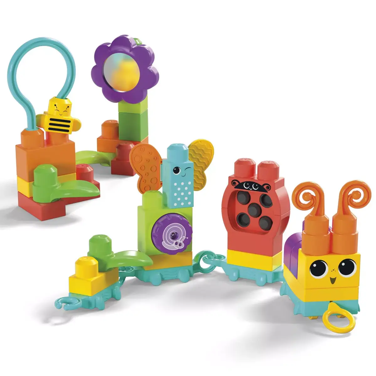 MEGA BLOKS Move 'n Groove Caterpillar — 30 pcs building set Photo 9