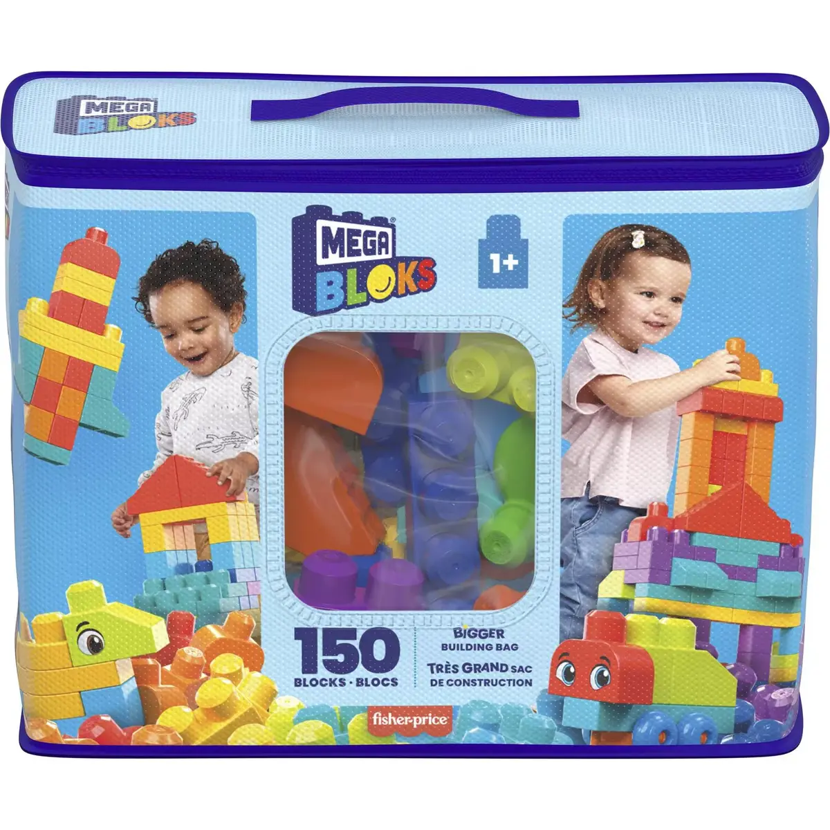 Būvniecības komplekts MEGA BLOKS Bigger Building Bag Photo 11