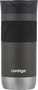CONTIGO Byron 2.0 SNAPSEAL 470 мл Черный Серый Нержавеющая Сталь Держит Тепло 6ч