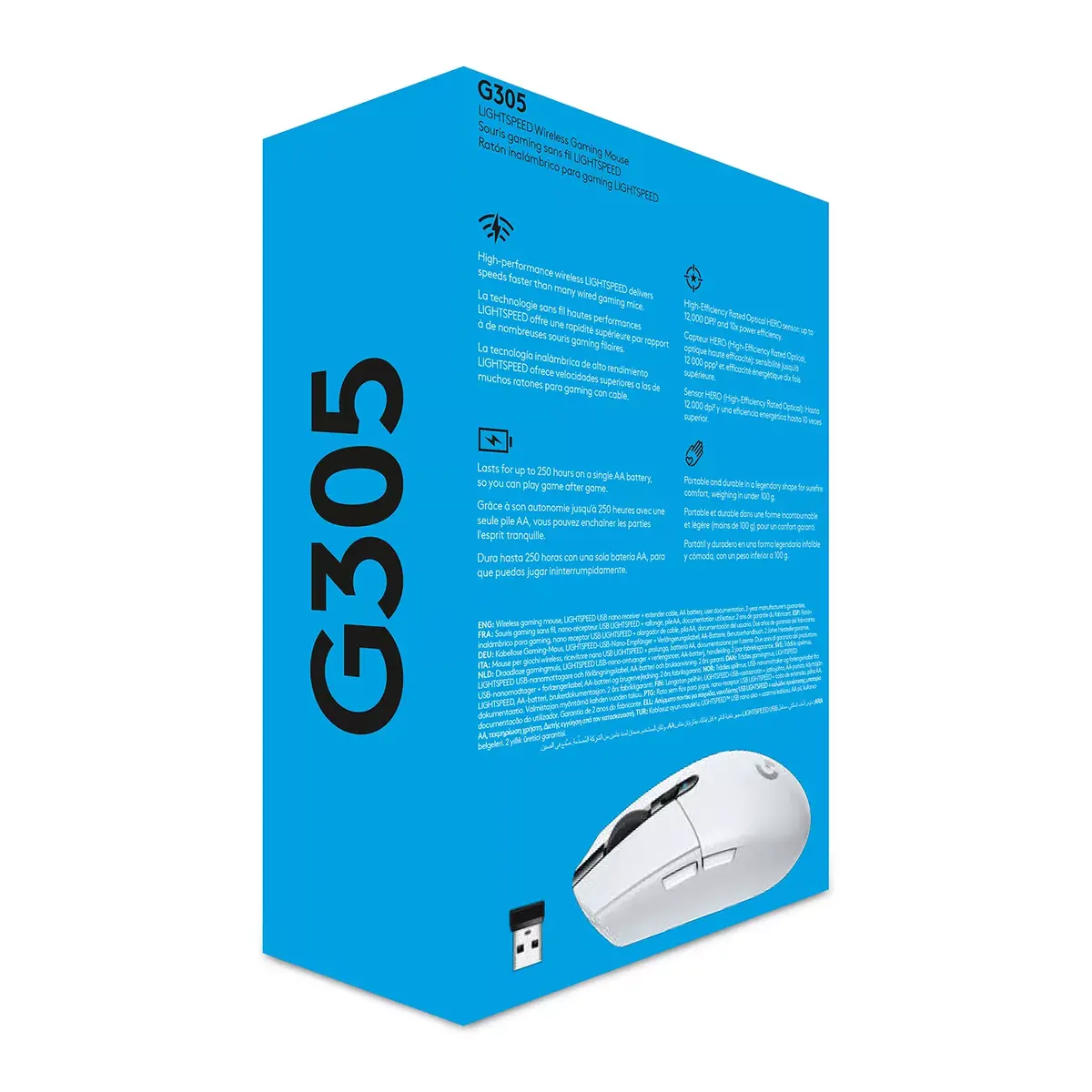 Pele Logitech G G305 LIGHTSPEED Photo 9