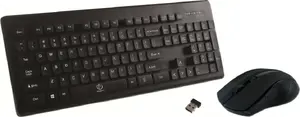 Wireless keyboard and mouse set Rebeltec Milleniu — compact layout, USB receiver