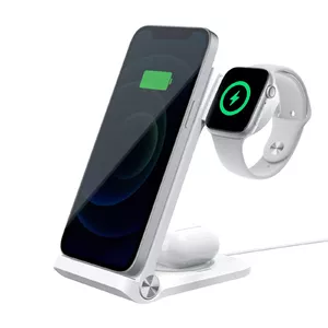Беспроводная зарядка Nillkin PowerTrio 3in1 для Apple Watch (MFi) — белая