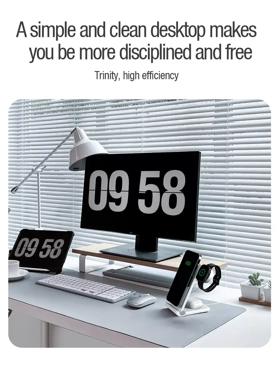 Nillkin PowerTrio 3in1 MagSafe bezvadu lādētājs Photo 3