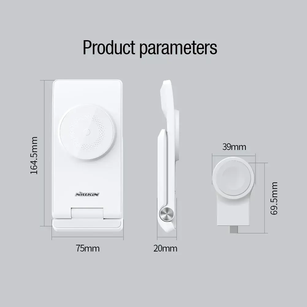 Nillkin PowerTrio 3in1 MagSafe bezvadu lādētājs Photo 7