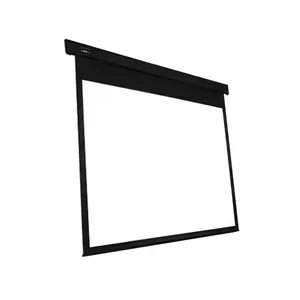 Motorized projection screen MULTIBRACKETS M 16:10 135" — matte white surface, viewable width 2.91 m, motorized drive