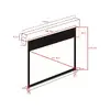 MULTIBRACKETS M motorized projection screen 16:10 135" Photo 5