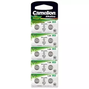 Vienreizēja lietošanas sārmainā baterija CAMELION SR41 (1,5 V) 10 gab., 7,9 mm