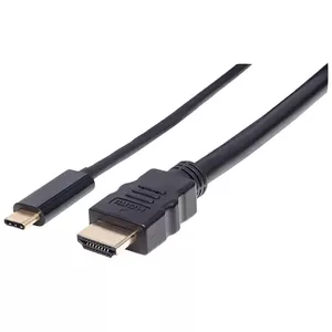 USB-C to HDMI Cable Manhattan 4K@30Hz 2m Black Male to Male