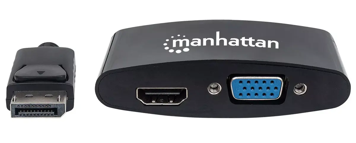 MANHATTAN DisplayPort 1.2 to HDMI/VGA Adapter 152587 Photo 3