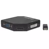 MANHATTAN Mini DisplayPort 1.2 кабель‑адаптер 3‑в‑1 25 см Photo 3